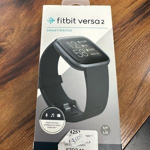 Fitbit - Versa 2 Health & Fitness Smartwatch- Carbon